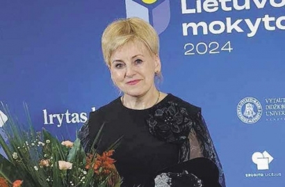 Mokytoja Rita Kriščiūnienė.