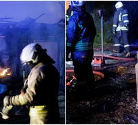 Didžiulis gaisras Šilutės r.: su ugnimi gelbėtojai grūmėsi net 7 valandas – nugriaudėjo sprogimas, sudegė 30 triušių 