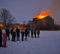 Šilutėje liepsnojo Muzikos mokyklos pastatas
