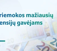 Kaip mokamos priemokos mažų pensijų gavėjams