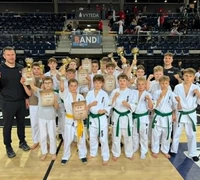 Karate kiokušin mokyklos „Shodan“ auklėtinių komanda Lietuvos vaikų Kata čempionate iškovojo daugiausiai medalių