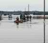 Potvynio zonoje Šilutės r. nuskendo „Hyundai“, vairuotojas pagalbos lediniame vandenyje ieškojo plaukte