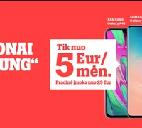 „Tele2“ vasaros pasiūlymas: „Samsung“ telefonai tik nuo 5 Eur/mėn., o neriboti GB – dovanų