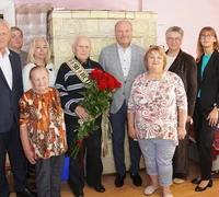 90-metį pasitikęs šilutiškis Benjaminas Gečius: šalia – 66 metus kartu gyvenanti žmona Elena