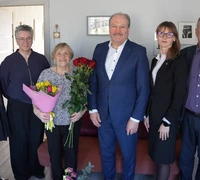 Šilutės pedagogė Veronika Baukienė švenčia garbingą 90-metį