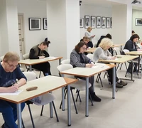 Kalbos šventė Pamaryje: gyventojai rašė Nacionalinį diktantą