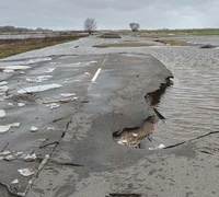 Potvyniui nuplovus naujai rekonstruotą kelią, LAKD vertins atliktų darbų kokybę
