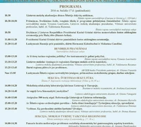 LIETUVOS MOKSLŲ AKADEMIJOS DIENA ŠILUTĖJE‘ 2016 