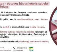 Į kelionę be Europos sveikatos draudimo kortelės? Ją gali pakeisti sertifikatas