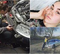 Automobilius remontuojanti Karolina – apie tėvus ištikusį šoką, šlykščius klientų komentarus ir gyvenimą laužant stereotipus: esu pagalvojusi net nešiotis diplomą