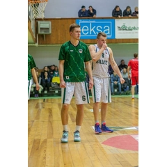 Edvinas Alundaris (Nr.6) rungtynėse pelnė dvigubą dublį (15 taškų, atkovojo 12 kamuolių).