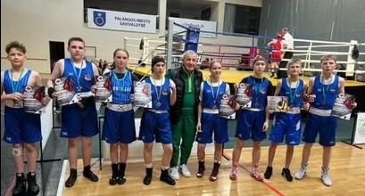 Iš Palangos boksininkai grįžo su aštuoniais medaliais