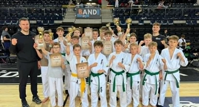 Karate kiokušin mokyklos „Shodan“ auklėtinių komanda Lietuvos vaikų Kata čempionate iškovojo daugiausiai med