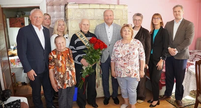 90-metį pasitikęs šilutiškis Benjaminas Gečius: šalia – 66 metus kartu gyvenanti žmona Elena