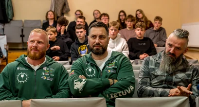 Katyčiai pasitiko savo galiūnus