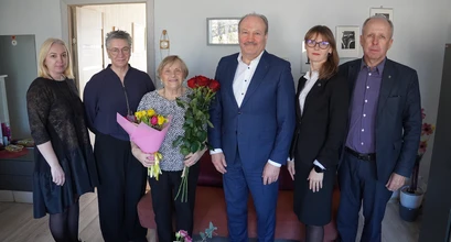 Šilutės pedagogė Veronika Baukienė švenčia garbingą 90-metį