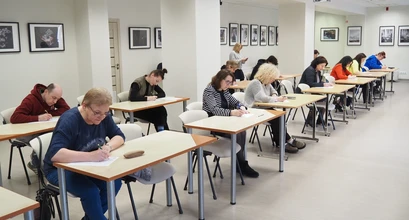 Kalbos šventė Pamaryje: gyventojai rašė Nacionalinį diktantą