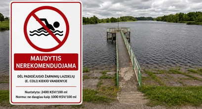 Svarbi informacija dėl Žemaičių Naumiesčio tvenkinio vandens kokybės