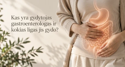 Kas yra gydytojas gastroenterologas ir kokias ligas jis gydo?