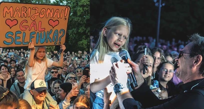 Marijono Mikutavičiaus gestas Šilutėje sujaudino tūkstančius: viena gerbėja gavo daugiau nei tikėjosi