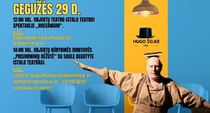 Šilutės Hugo Šojaus muziejus kviečia į objektų teatro (stalo teatro) spektaklį ,,Rhesanium“ ir kūrybines dir